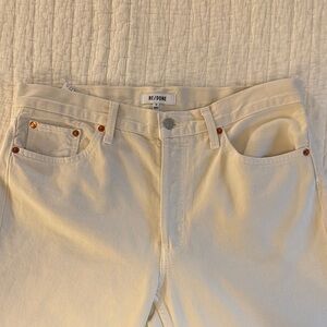 Re/Done “Loose Long Jeans” in Off-White - Worn Once